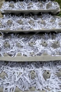 Shredded Paper 100% Recycled Fire Starters