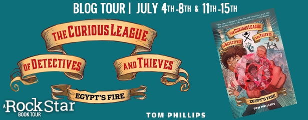 Egypt's Fire blog tour schedule for THE CURIOUS LEAGUE OF DETECTIVES AND THIEVES: EGYPT'S FIRE