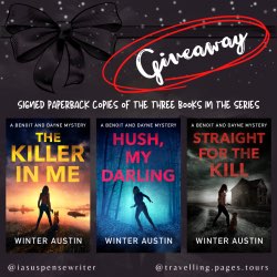 straight for the kill giveaway banner by Winter Austin