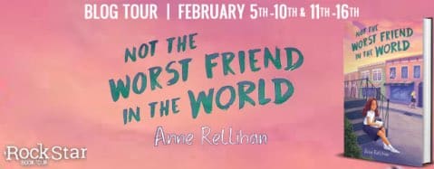 Not the Worst Friend in the World book tour header
